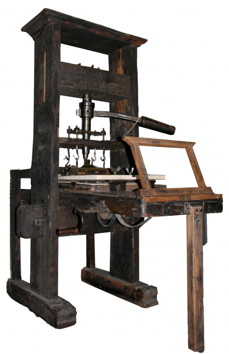 German Contributions To Journalism: The Printing Press | Comm455 ...